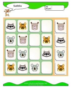 Sudoku Çocuk Bulmacaları